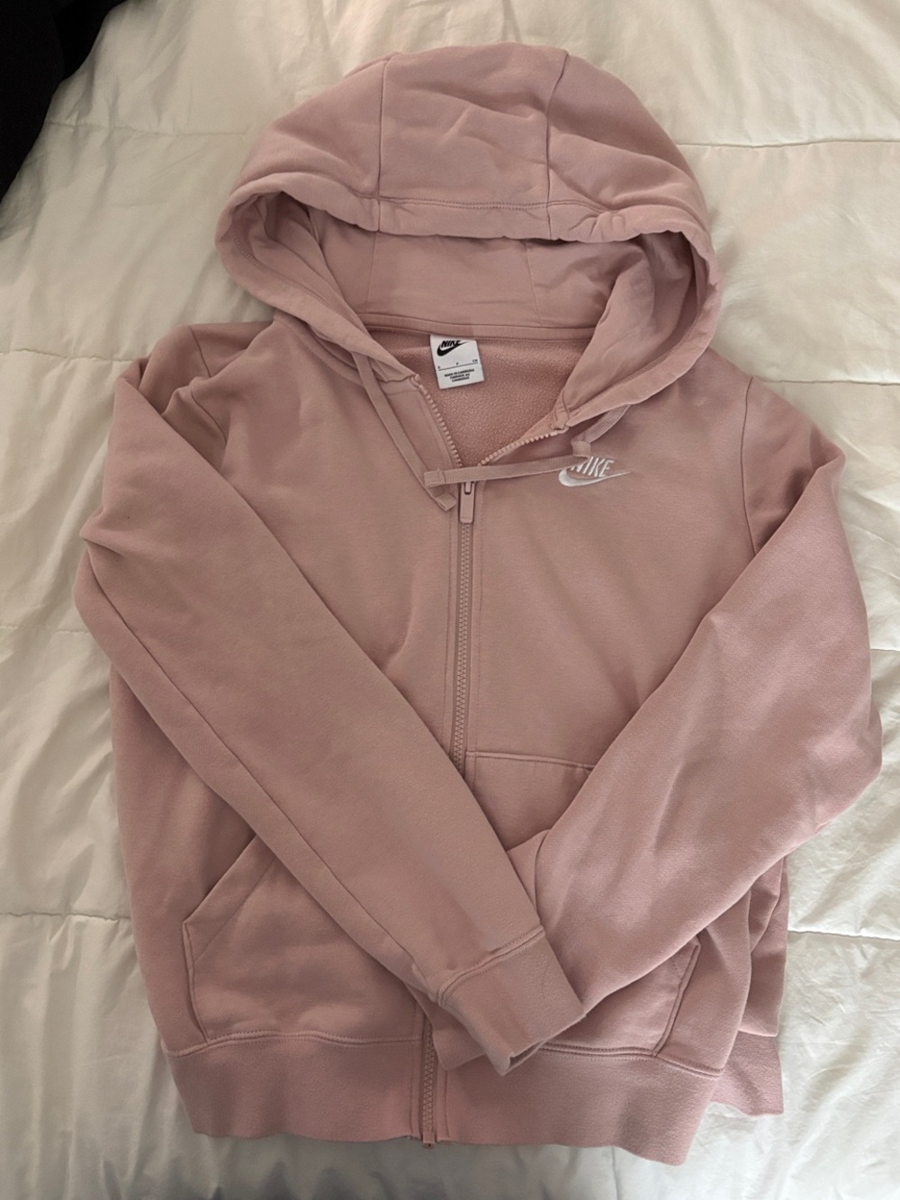 Nike Women’s Dusty Pink Full-Zip Hoodie Jacket